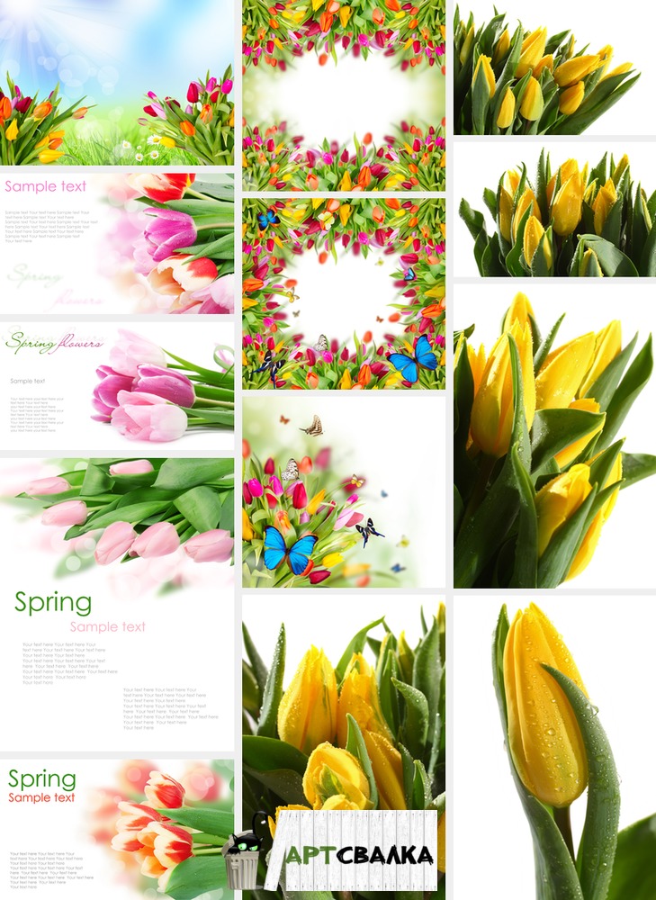 Композиции из тюльпанов. Часть 3 | Composition of tulips. Part 3